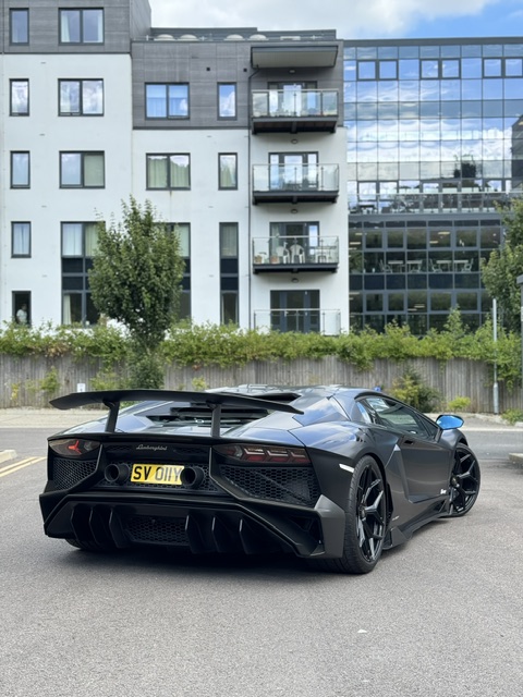 Lamborghini Aventador SV rear view